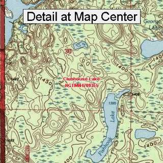   Map   Clubhouse Lake, Minnesota (Folded/Waterproof)