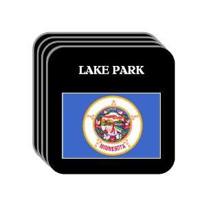  US State Flag   LAKE PARK, Minnesota (MN) Set of 4 Mini 