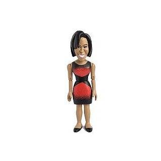 The Michelle Obama Action Figure   Red and Black Dress
