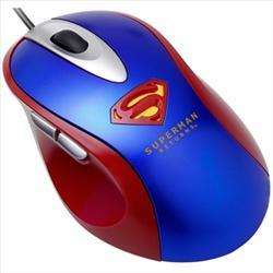 NEW Buslink i Rocks Superman Red Optical Mouse 783750101714  