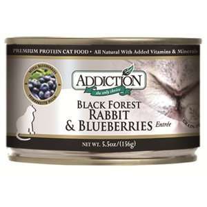  Addiction Black Forest Rabbit & Blueberries Entrée Canned Cat Food 