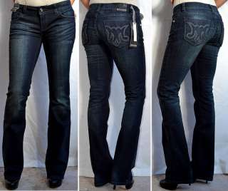 MEK Denim Womens MARRAKECH Jeans Slim Boot Cut   27  