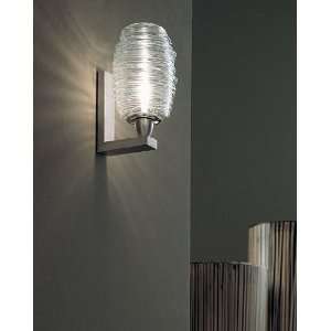 Damasco Wall Sconce   topaz, crystal clear, 110   125V (for use in the 