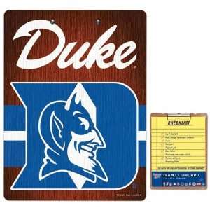 Duke Blue Devils Team Logo Clipboard