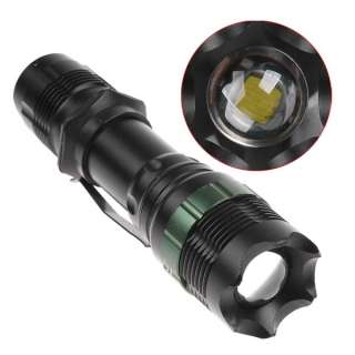   Super Bright CREE T6 LED Flashlight Zoomable Torch 900 Lumens  