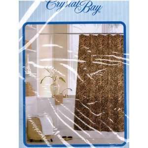  Royal Leopard Print Vinyl Shower Curtain From Crystal Bay 