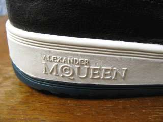 Authentic Alexander McQueen Leather High Tops Shoes   10  