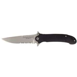  Smith & Wesson SWHRTMGS HRT Serrated Magnesium Rescue 