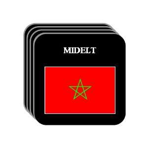  Morocco   MIDELT Set of 4 Mini Mousepad Coasters 