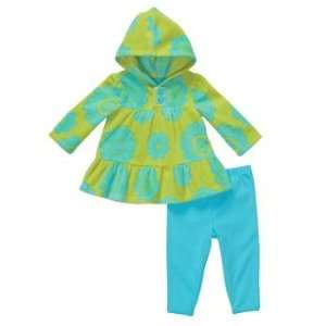  Carters Girls 2 piece Polyester Microfleece L/S Hooded 