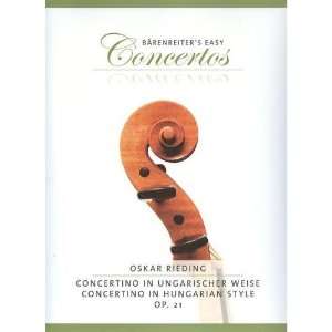   21 for Violin   Barenreiters Easy Concertos Seri Musical Instruments