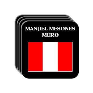  Peru   MANUEL MESONES MURO Set of 4 Mini Mousepad 