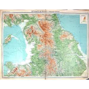   Map England Wales Isle Man Cumberland Liverpool