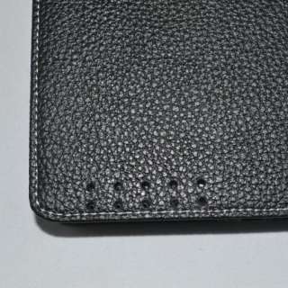 New Genuine Cowhide Leather Cover Case For iPad 2 Black  