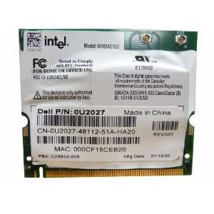  Dell 600M Intel Mini PCI Wireless WiFi Card WM3A2100 U2027 