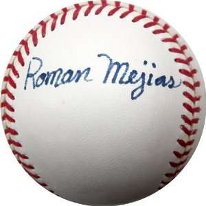  Roman Mejias Autographed Baseball   Autographed Baseballs 