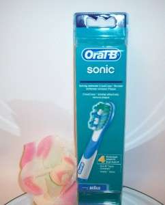 Oral B SONIC Complete Replacement Toothbrush Heads Refills 4 pack