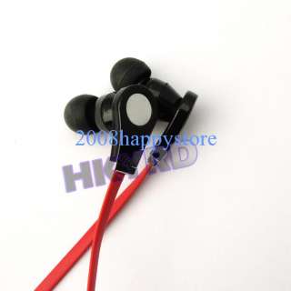 Red Earphone Headphone Earbuds For 3.5mm Cell Phone  MP4  
