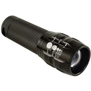 Mega Zoom LED Flashlight Adjustable Power Beam 3 mile Range Tight or 