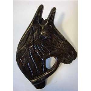  Large horse head iron knob