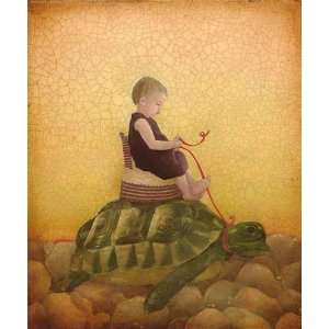  Emily McPhie   Tortoise Canvas Giclee