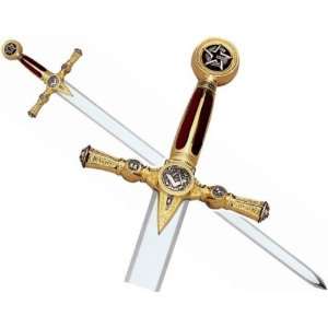  Gold Masonic Sword by Marto of Toledo Spain Sports 