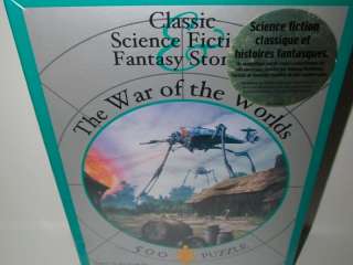 THE WAR OF THE WORLDS RARE PUZZLE JIGSAW ROUND 500 NEW SEALED  