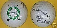 Golf AUTOGRAPH KRIS TSCHETTER LPGA Logo Ball  