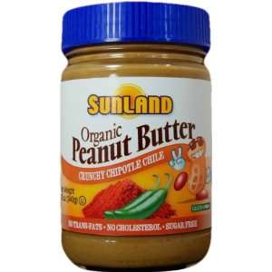 Organic Crunchy Chipotle Chile Peanut Butter   12 oz  