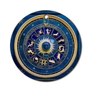  Ornament (Round) Blue Marble Zodiac 
