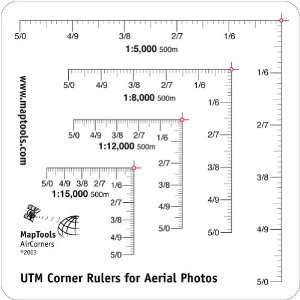  Aerial Photo Corner Rulers
