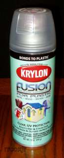 KRYLON FUSION SPRAY PAINT CLEAR UV PROTECTANT 2444 724504244400 