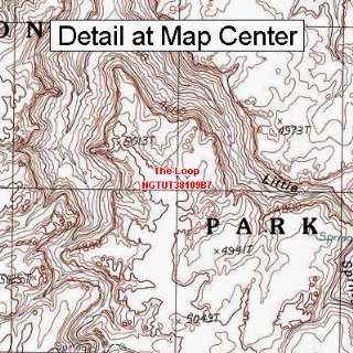  USGS Topographic Quadrangle Map   The Loop, Utah (Folded 
