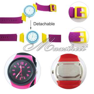 Fashion Candy Colors Jelly Wrist Watch