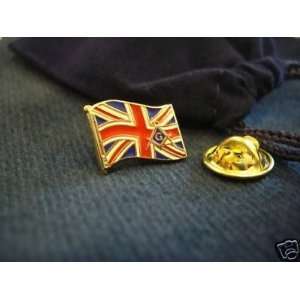   UK British Flag Union Jack HAT TIE OR LAPEL PIN 