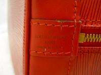 Louis Vuitton Epi Red Alma Handbag w/ Shoulder strap 100% Authentic 