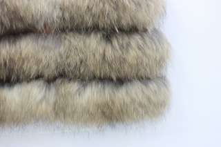 TOP FASHION new style real genuine raccoon fur vest warm coat 