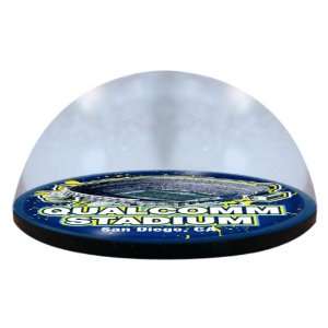   Diego Chargers Round Crystal Magnetized Paperweight