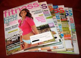 Lot FITNESS magazines April   Dec 2009 Woman Exercise 7  