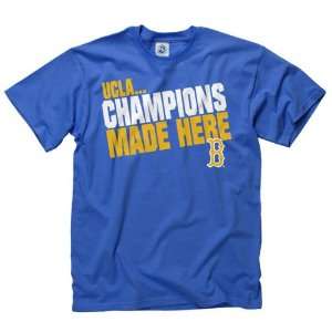   UCLAâ€¦ Champions Made Here Slogan T Shirt