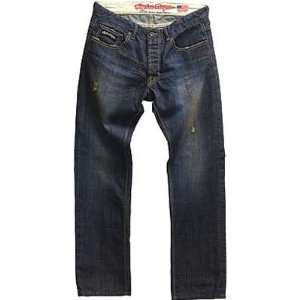 Troy Lee Designs TLD Jean Mens Denim Casual Wear Pants   Dark Blue 