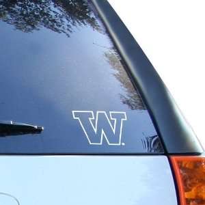  Washington Huskies White Wordmark Decal Automotive