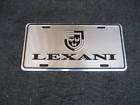 LEXANI License Plate Lexani Wheels