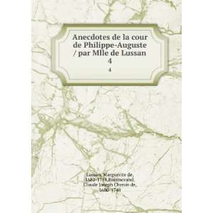  Anecdotes de la cour de Philippe Auguste / par Mlle de Lussan 