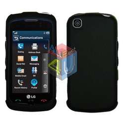 FOR LG SHINE TOUCH KM555 COVER BLACK HARD CASE  