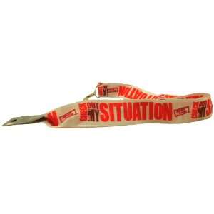  Jersey Shore Check Out My Situation Lanyard   White 