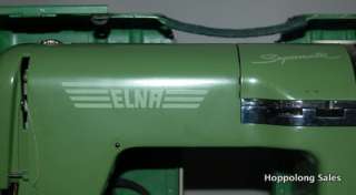 Elna Supermatic Portable Sewing Machine Case Swiss Vintage 722010 