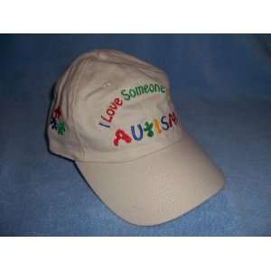    I Love Someone with Autism Embroidered Hat Cap 