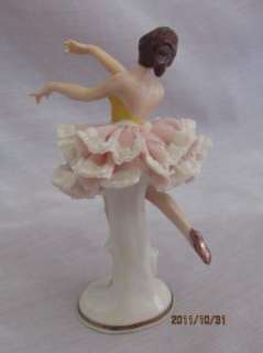 Dresden Lace 4 3/4 Ballerina Figurine  