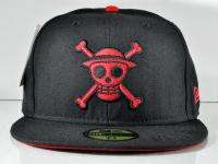 ONE PIECE NEW ERA LUFFY RED 59FIFTY FITTED CAP  